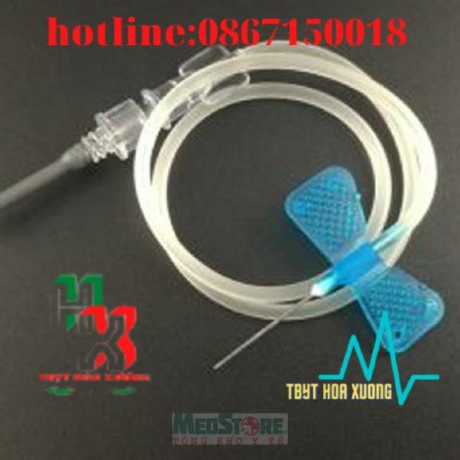 Kim lấy máu chân không, loại cánh bướm 100 chiếc túi Medisafe