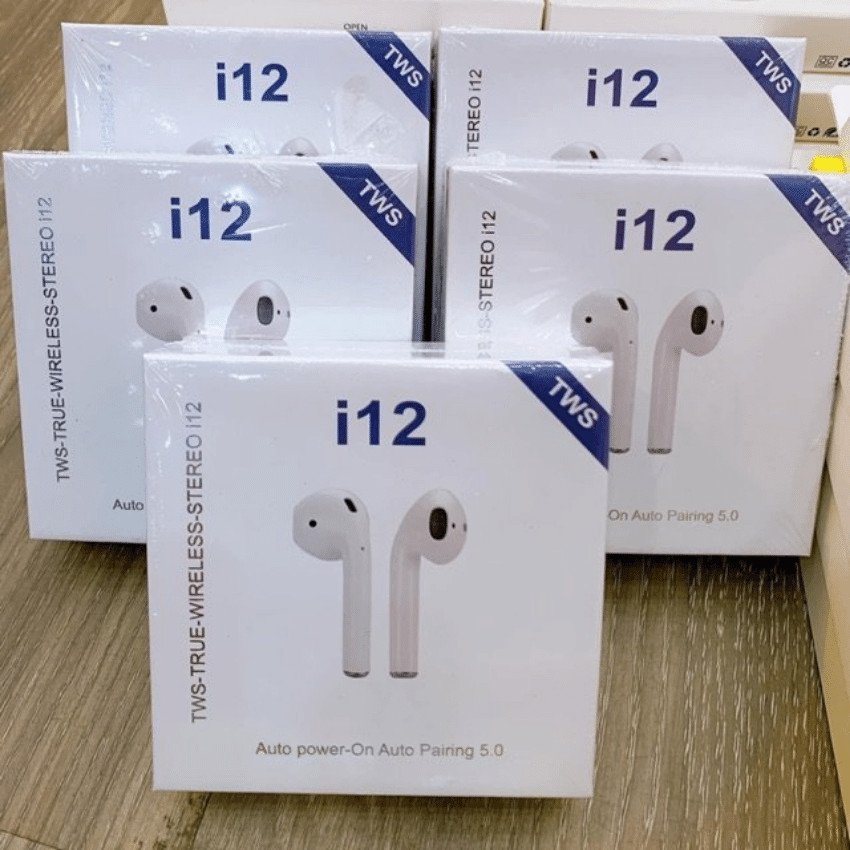 Tai Nghe Bluetooth i12 TWS Kết Nối Không Dây - Âm thanh sống động, cảm ứng cực nhạy - I12