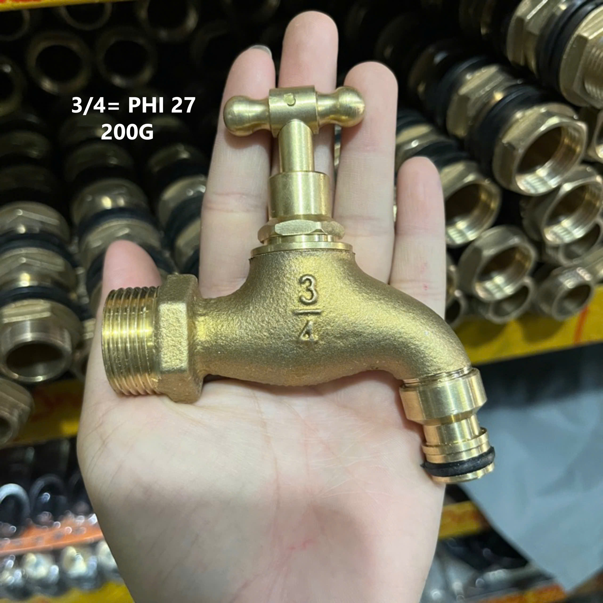 [Q.Tân Bình] Vòi nước đồng tay vặn có mỏ