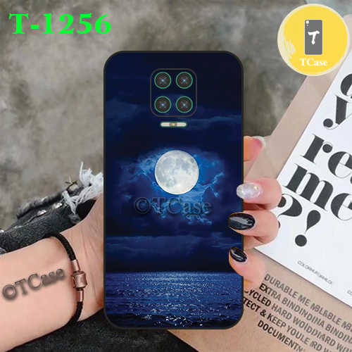 Ốp lưng Vsmart Aris/ Aris Pro dẻo đen in hình trăng xanh