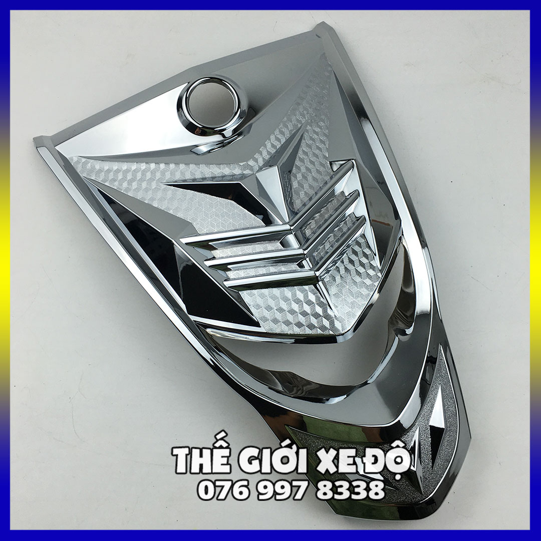 Ốp mặt nạ sirius fi 2021 xi mạ crom - đồ chơi phụ kiện trang trí xe sirius fi đời mới 2021 - 2022 - 2023