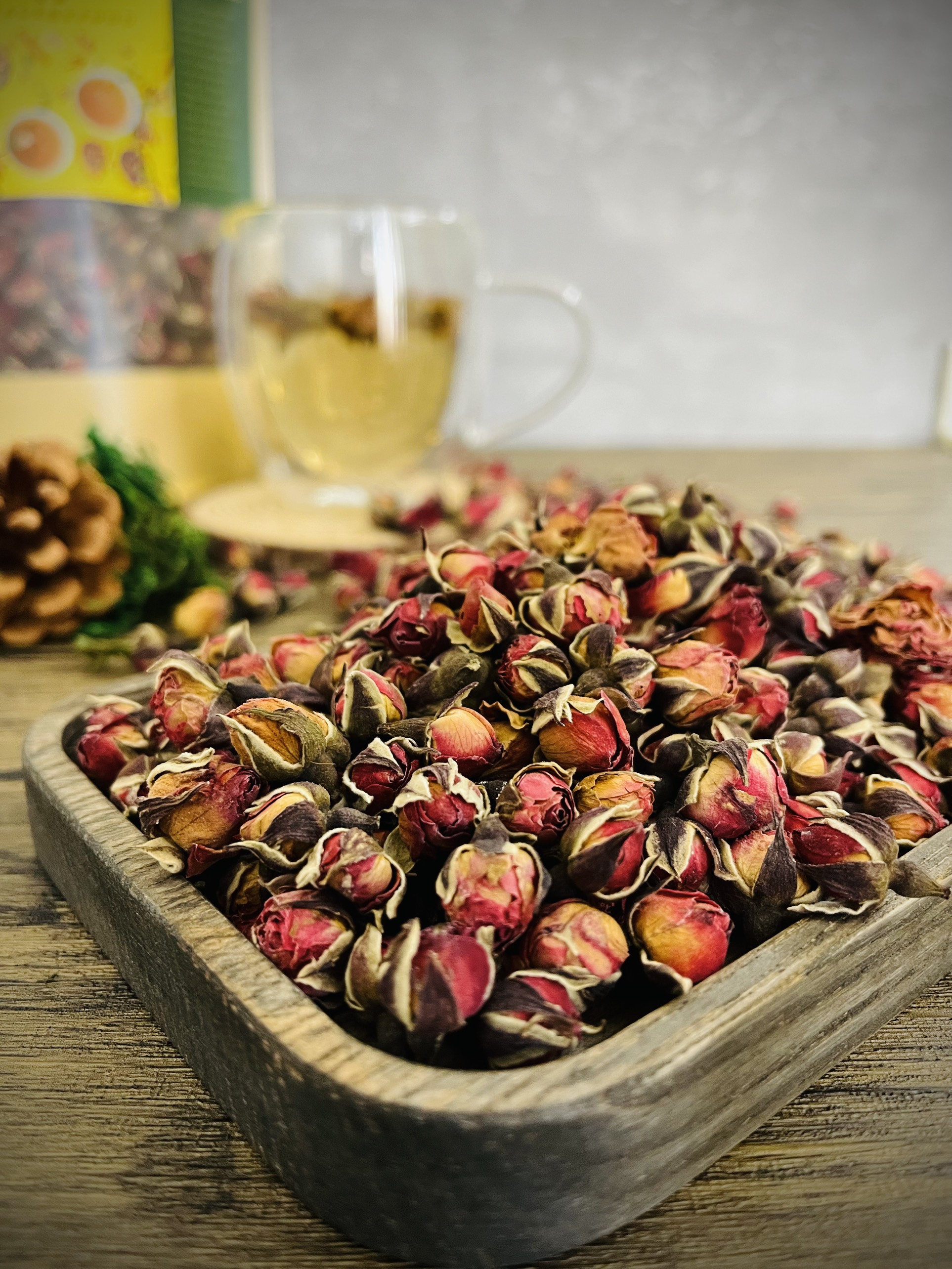 Trà nụ hoa hồng - nụ hồng sấy lạnh - đẹp da - thải độc cơ thể