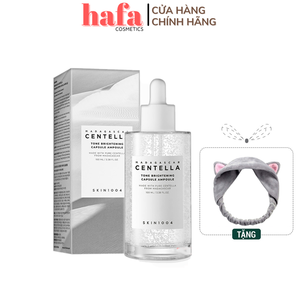 Tinh Chất Dưỡng Trắng Da Chuyên Sâu Skin1004 Tone Brightening Capture Ampoule 100ml+ Tặng Băng Đô Tai Mèo (Màu Ngẫu Nhiên)