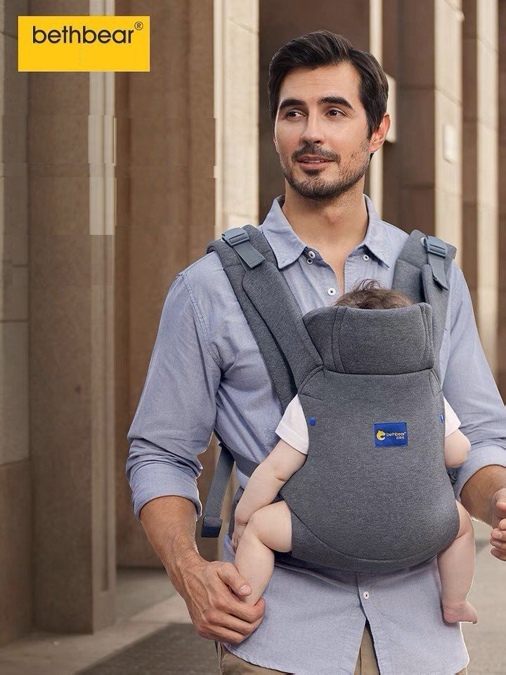 CHÍNH HÃNG Địu em bé sơ sinh cao cấp Bethbear Trợ Lực Siêu Nhẹ êm ái Hạn