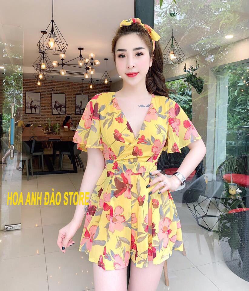 [HCM]Jum kèm băng đô thời trang Hoa Anh Đào chất liệu Voan hoa one size 42-55kg xin xắn dễ thương