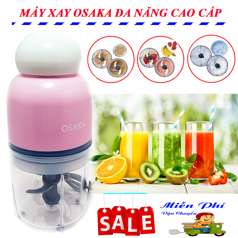 Máy Xay Sinh Tố Osaka, Máy Xay Sinh Tố, Máy Xay Sinh Tố Mini. Giúp bạn dễ dàng chế biến các món ăn, đồ uống, tiện lợi cho mọi gia đình .[MUA NGAY SỐ LƯỢNG CÓ HẠN]