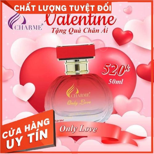 Nước hoa nữ chamme only love 50ml tươi sáng , tự tin , quyến rũ