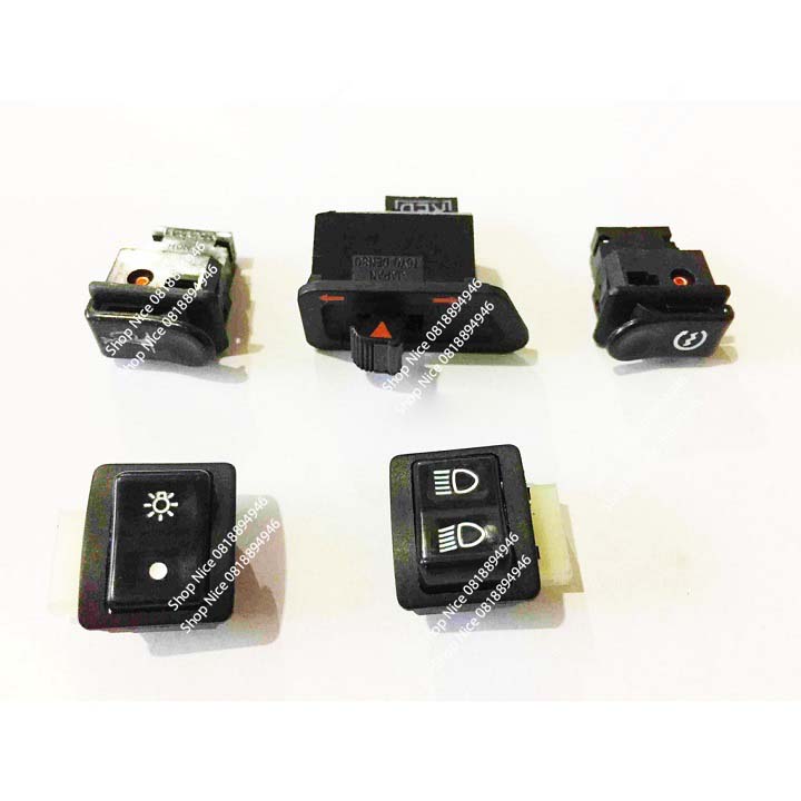 Bộ nút công tắc xe máy Honda Wave tùy chọn