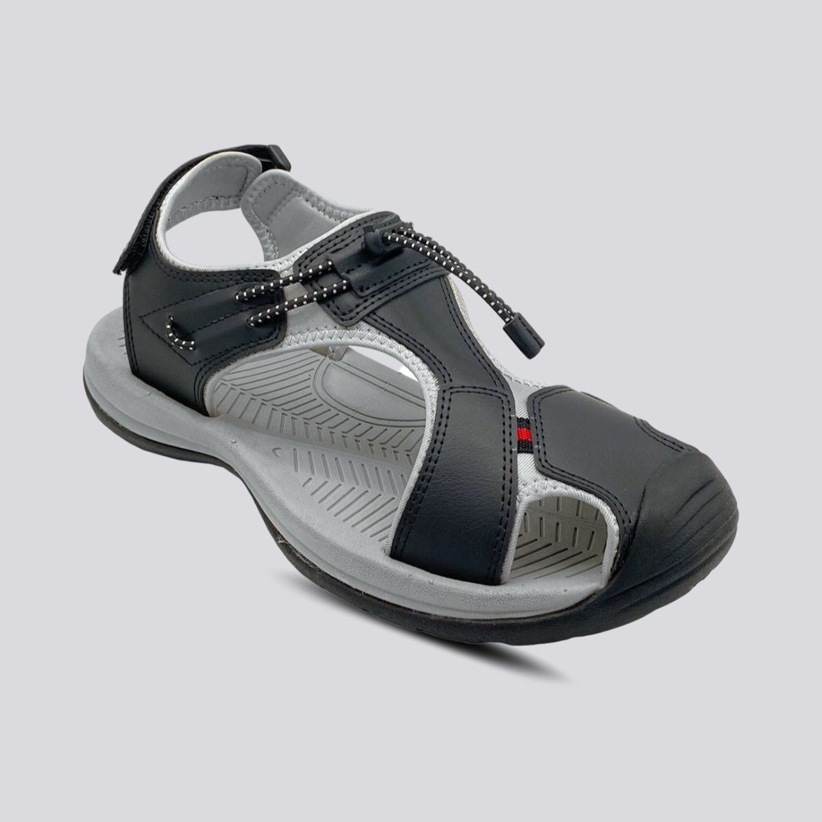 Sandal nam quai bít mũi hiệu Vento SD7609B màu đen