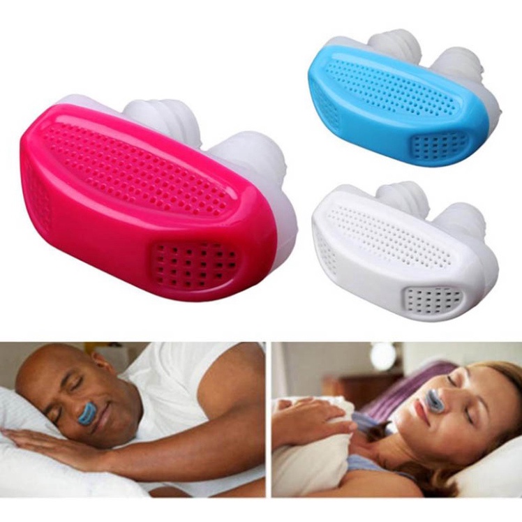 Thiết bị chống ngáy ngủ hiệu quả - dụng cụ chống ngáy ngủ 2in1