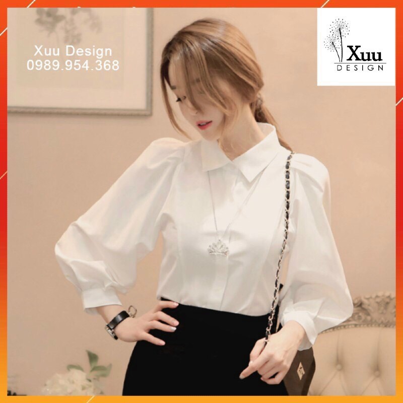 áo sơ mi kiểu nữ tay lỡ hot trend 2020 rẻ AG2498