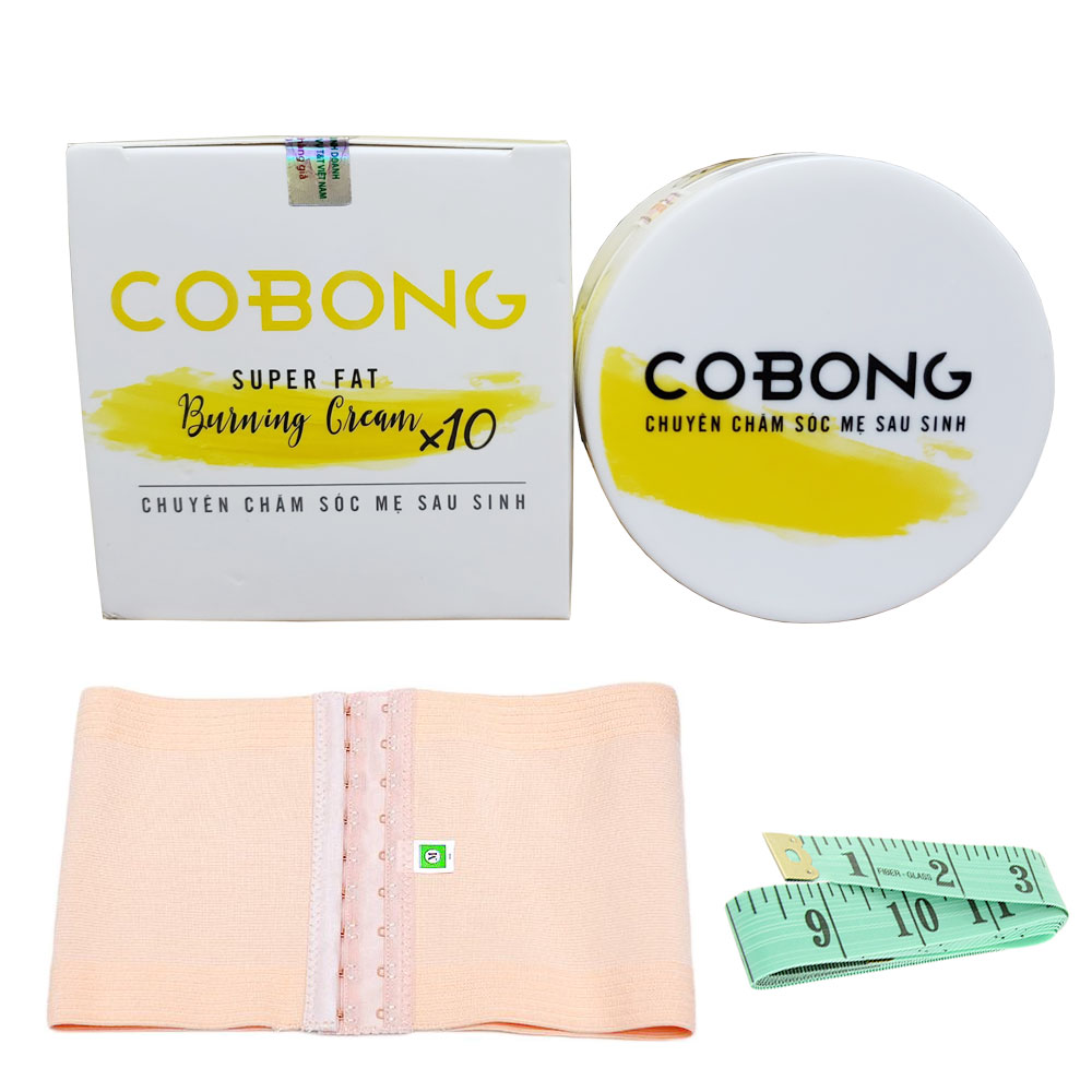 [HCM]Kem tan mỡ Cô Bông tặng gen nịt bụng và thước dây