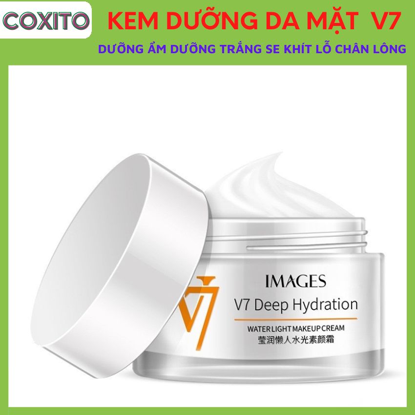 Kem dưỡng da mặt dưỡng ẩm dưỡng trắng ngày đêm V7 Image Coxito
