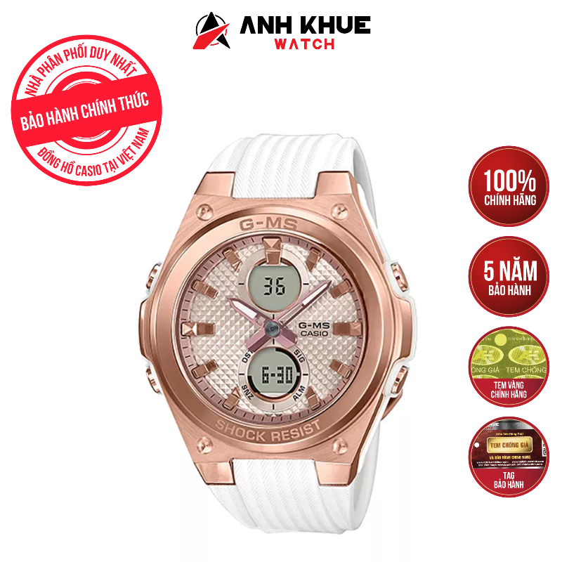 Đồng hồ nữ casio baby-g msg-c100g-7adr