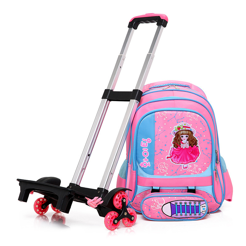 Cần kéo balo 6 bánh ( Không Kèm Balo)