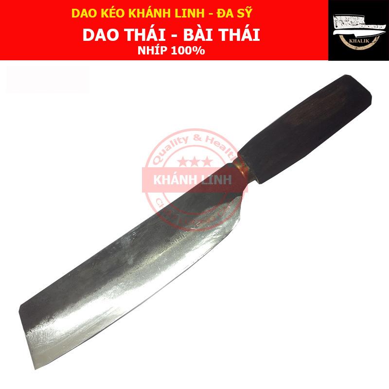 Dao nhà bếp Khánh Linh - Đa Sỹ: Dao bài thái (dao thái lớn) NHÍP 100% - DN01