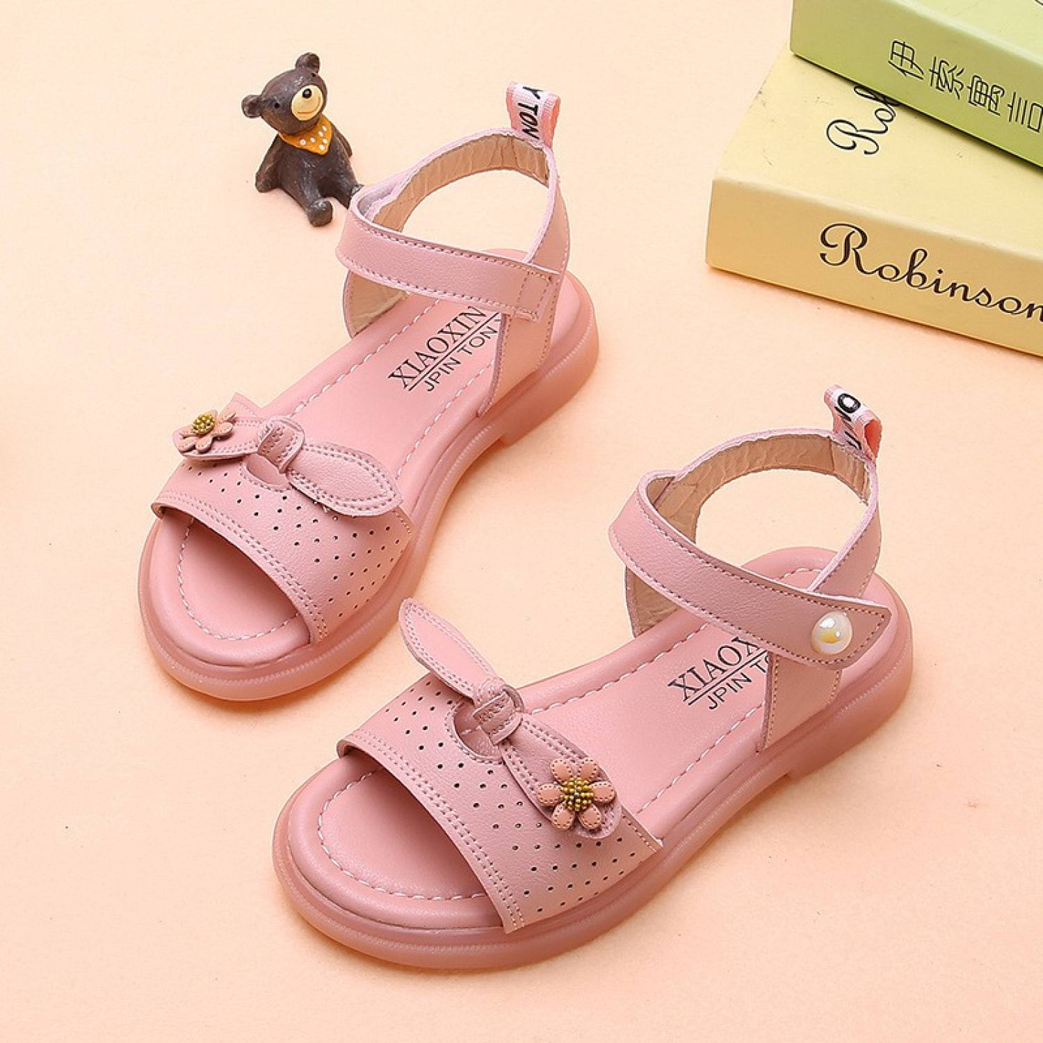 Sandal đi học cho bé yêu phong cách Hàn Quốc AE9, size to 30-37, hàng cao cấp