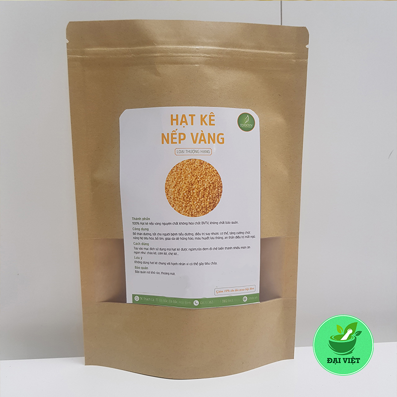 Hạt kê nếp vàng (0.5kg) hạt to đã tách vỏ - DV117