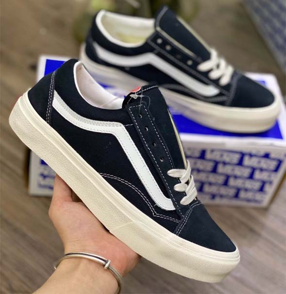 Giày vans vault old skool màu đen ⚡full box bill⚡ giày thể thao vans đen nam nữ 2022