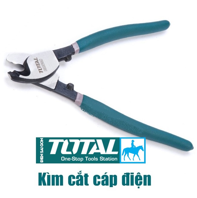 Kìm cắt cáp 10inch thép carbon 55# total tht11581