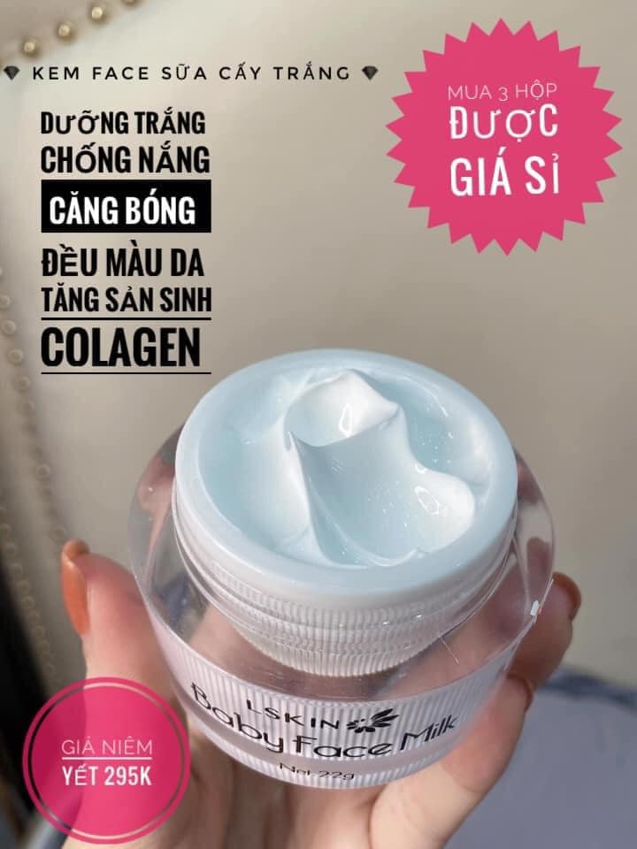Baby face sản phẩm trắng da đan thy