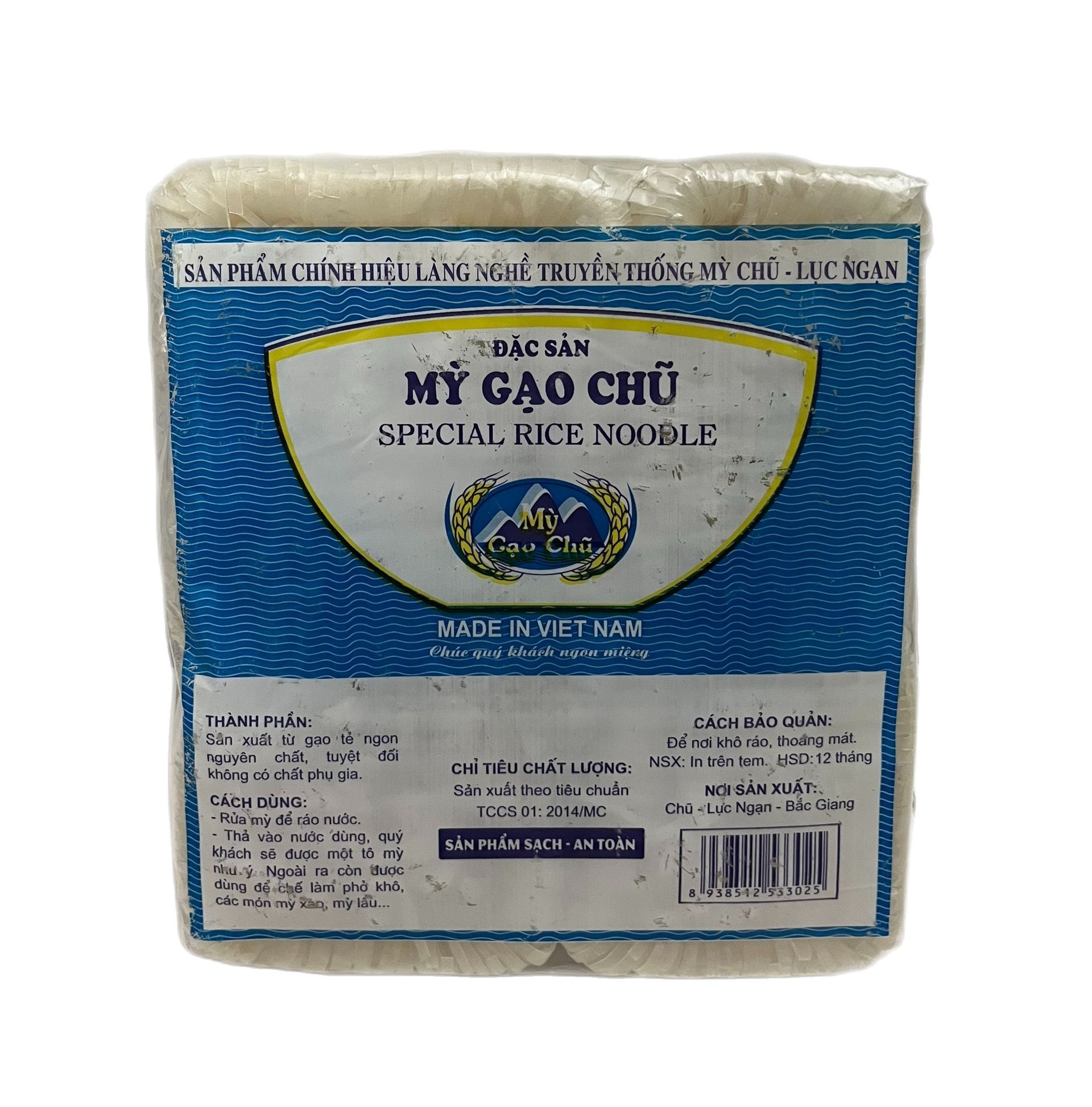 Mỳ gạo chũ đặc sản bắc giang 900g