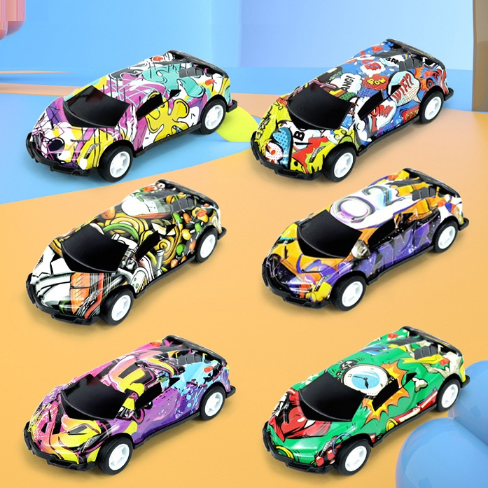 Đồ chơi ô tô mini chạy bằng đà đầy màu sắc - Quà tặng ý nghĩa cho bé