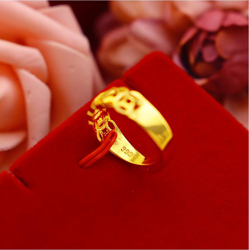 Nhẫn Kim Tiền Tài Lộc 999 Vàng Non 24k Thái Lan [NHẪN THẦN TÀI CÁT VƯỢNG] TO NHỎ CÓ THẺ ĐIỀU CHỈNH