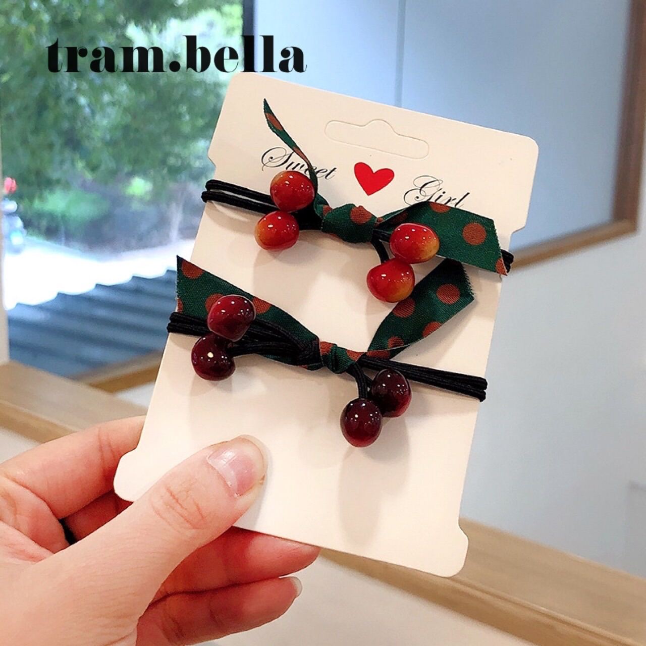 Cột tóc hình trái cây dễ thương - Trâm Bella