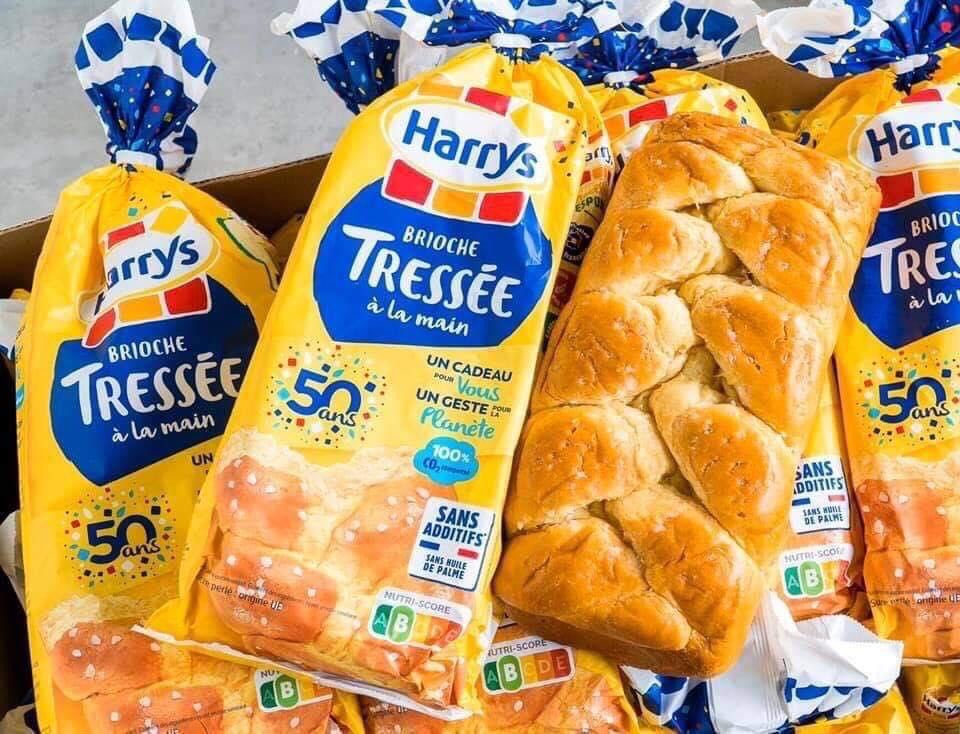 [HCM]Combo Hai Bánh mì hoa cúc Harrys Pháp 500g mẫu mới