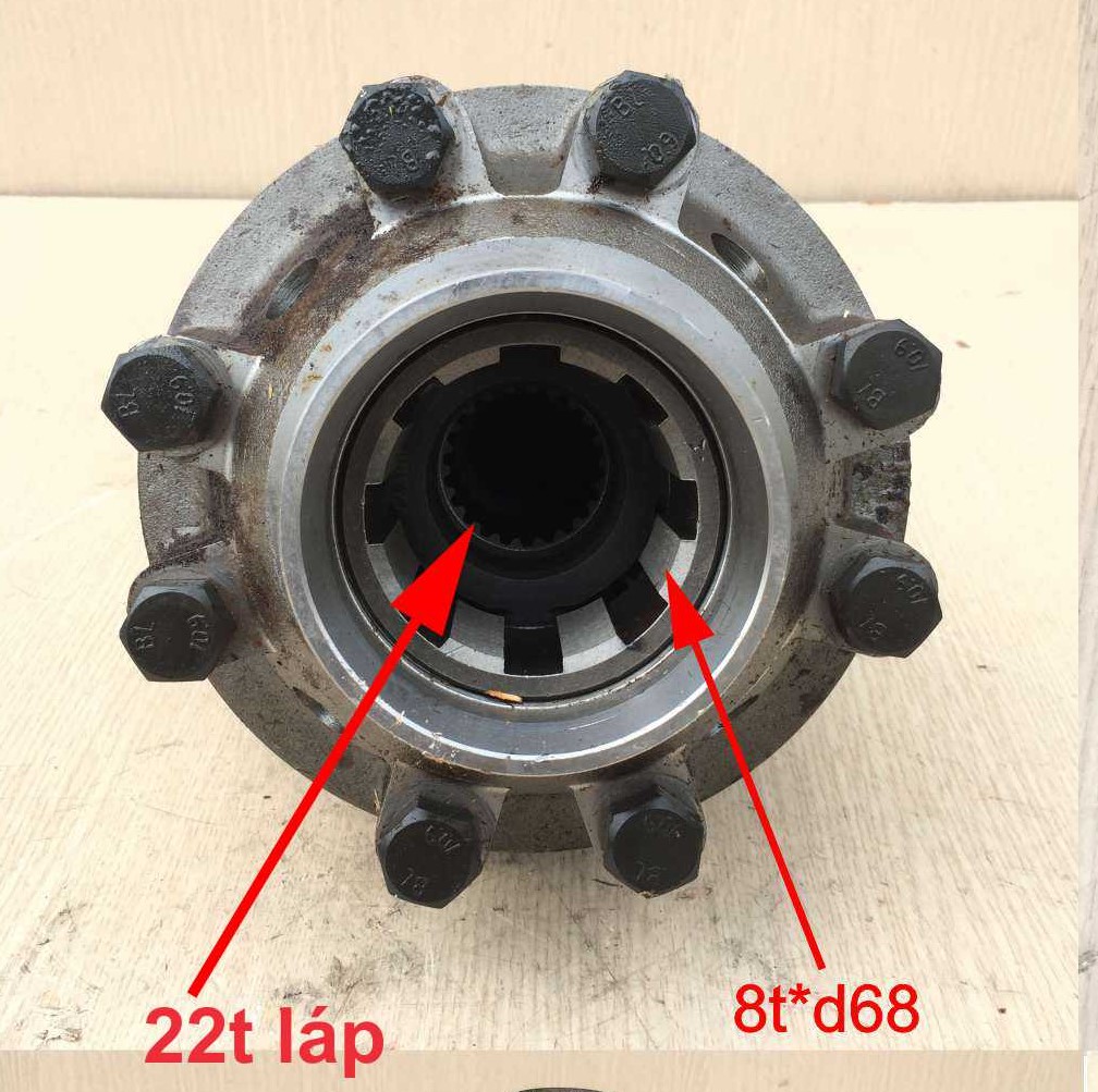Vi sai tách cầu - Xe Howo 336_AZ1120020271 (19901432), 46/8/22, trục F28