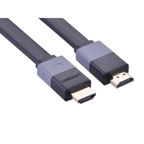 Cáp hdmi dẹt vỏ nhựa hỗ trợ 3d 4k - ugreen 30110