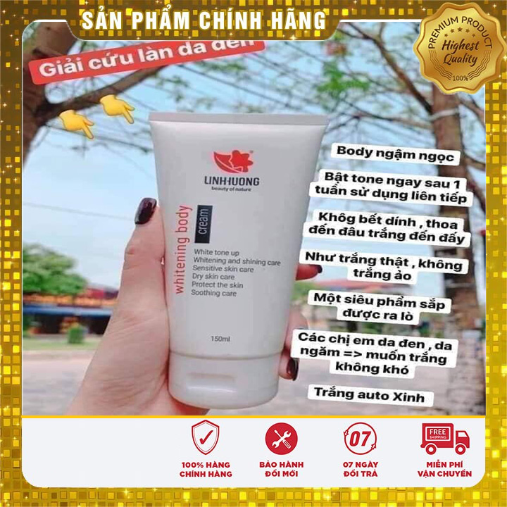 [CHÍNH HÃNG] kem body ngậm ngọc Linh Hương