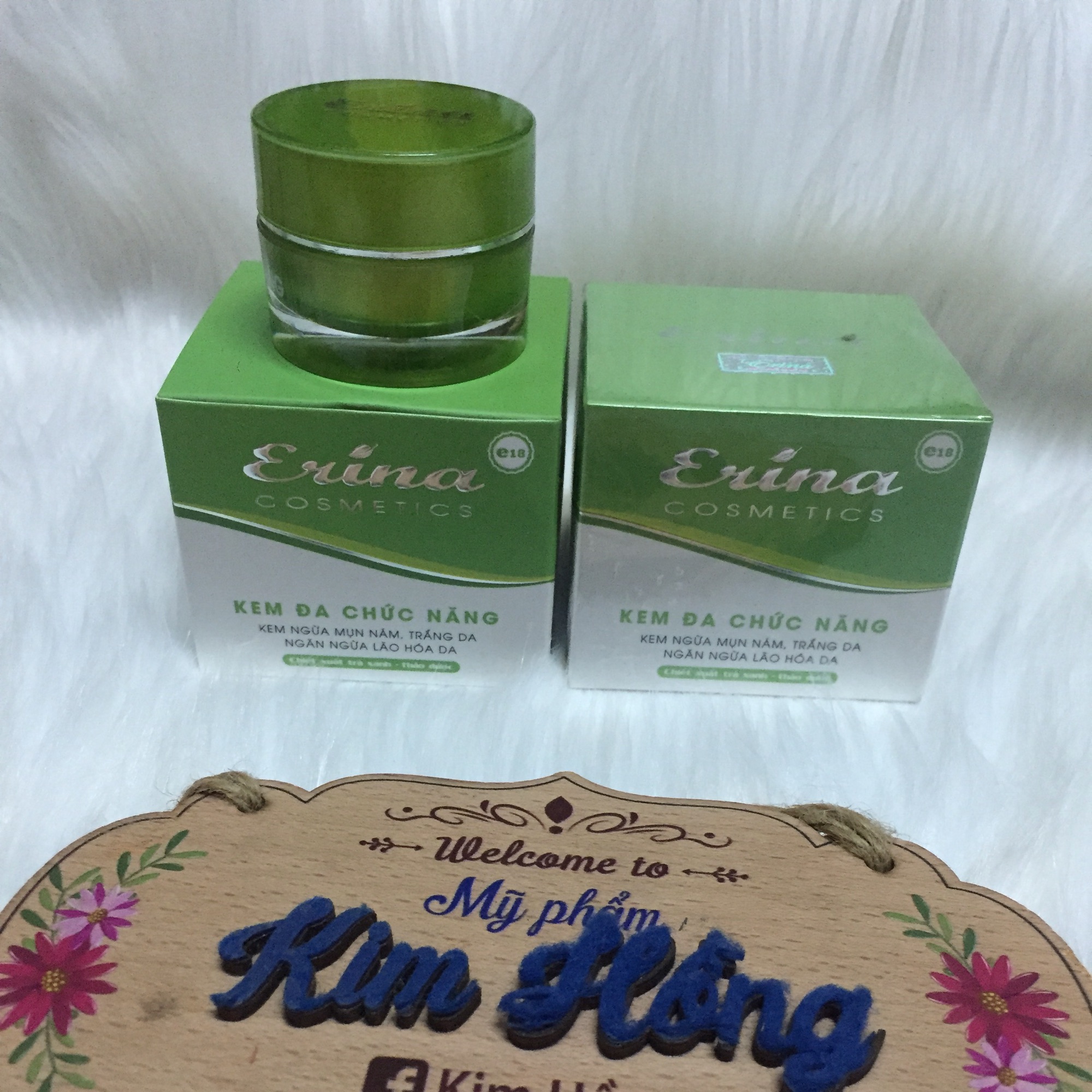 👸 Kem Đa Chức Năng  Erina Chiết Xuất Trà Xanh Thảo Dược