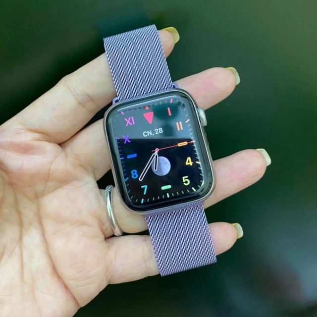 Dây Thép Milan Màu Tím Dành Cho Apple Watch