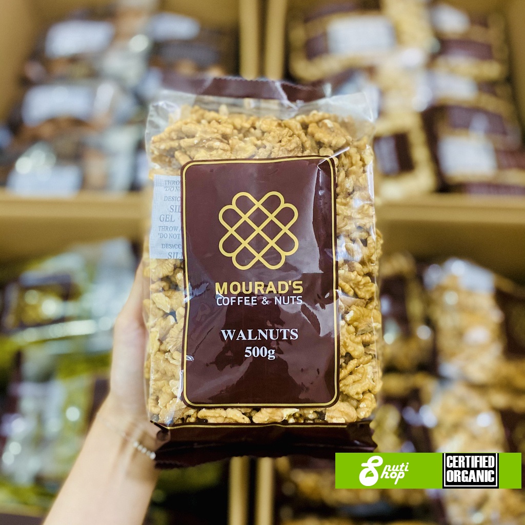[HCM]Nhân hạt Óc chó Mourads Nhân Óc Chó Úc - Hạt Óc Chó Úc Tách Sẵn Vỏ Mourad's 500g (Làm sữa/ Ăn Kiêng/ Ăn Vặt) - Úc 400 g