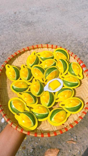 Kẹo dẻo sầu riêng chuẩn thái lan ít ngọt 300g 500g 1kg