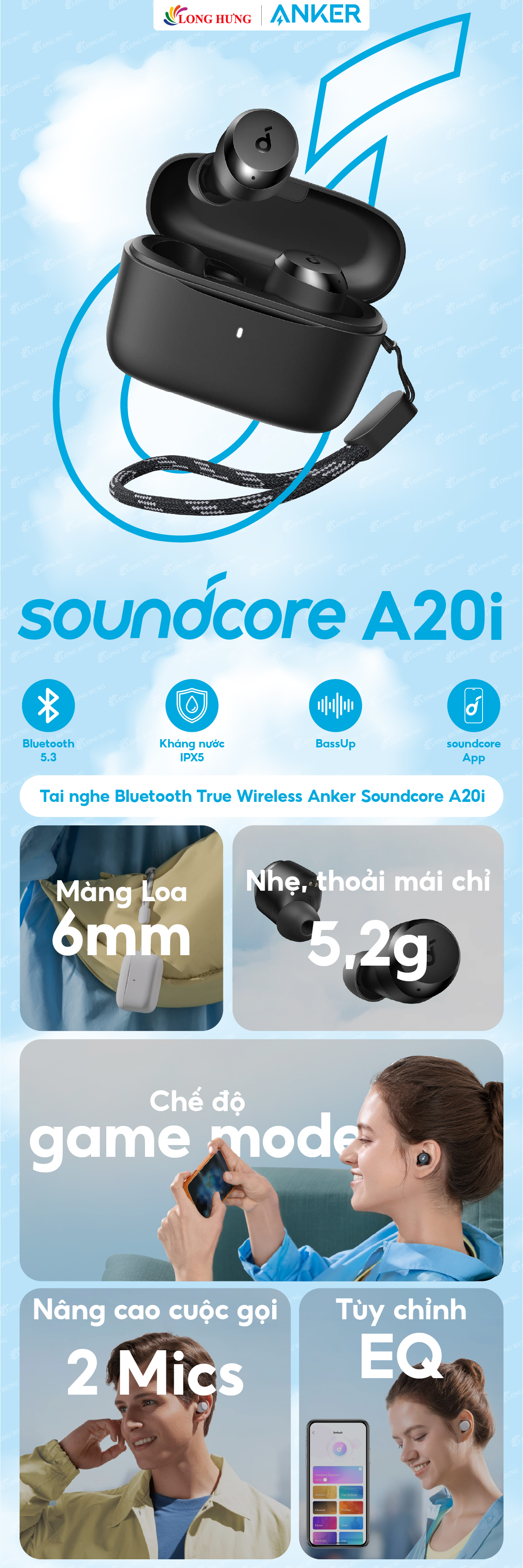 Tai Nghe Bluetooth SoundCore A20i ...