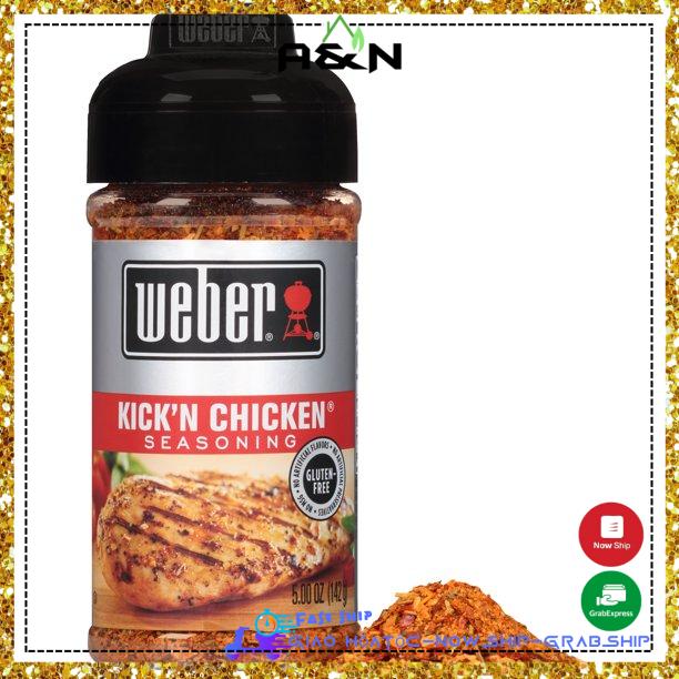 Weber Kick'n Chicken gia vị ăn kiêng 0 calo - 142gram