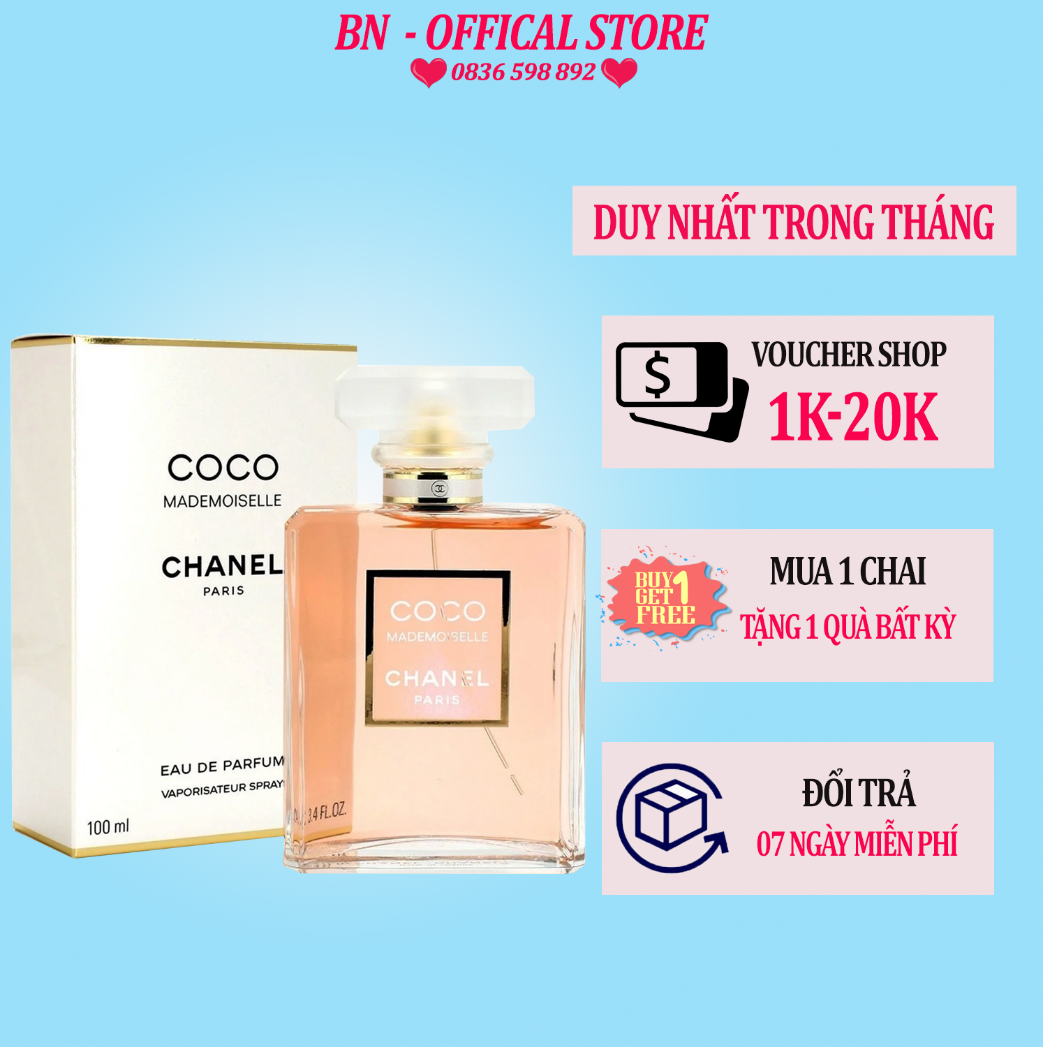 Nước hoa nữ Chanel Coco mademoiselle LEau Privée 50ml 100ml