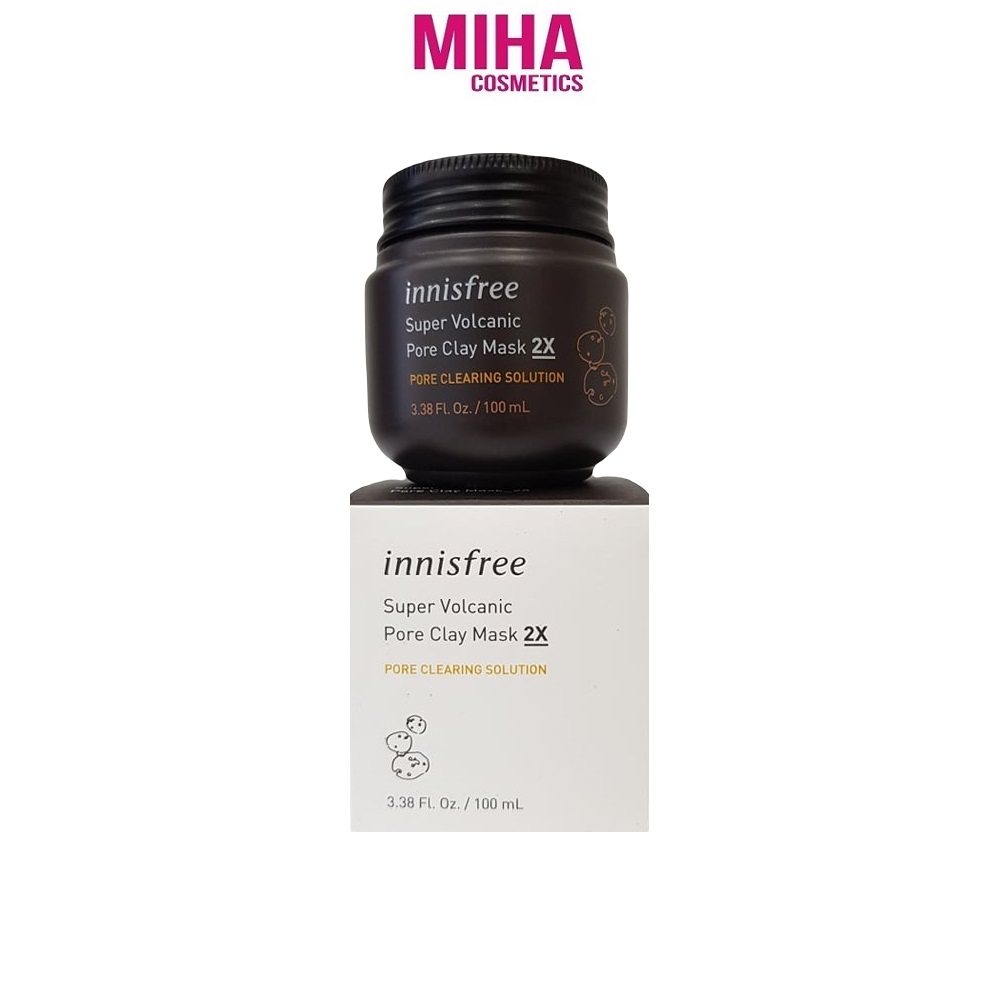 Mặt Nạ Đất Sét Innisfree Super Volcanic Pore Clay Mask 2X 100ml Hàn Quốc