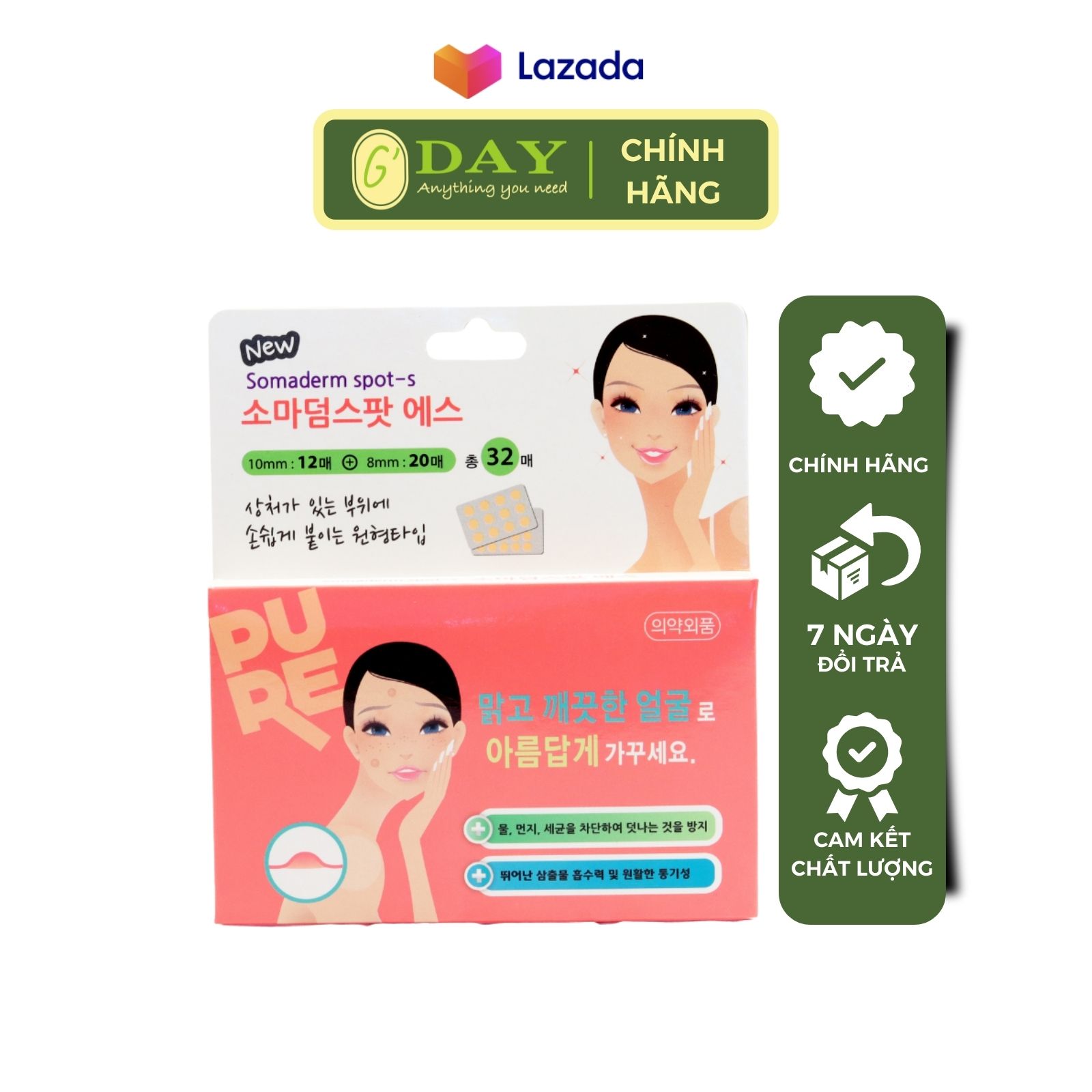 Miếng Dán Mụn Somaderm Spot S