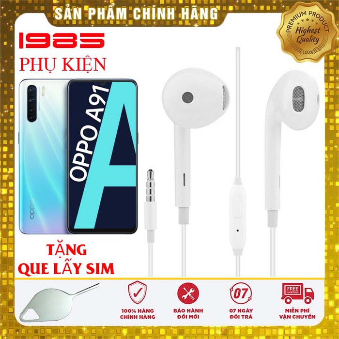 Tai Nghe Cho Oppo A91 Nghe Siêu Hay Chính Hãng