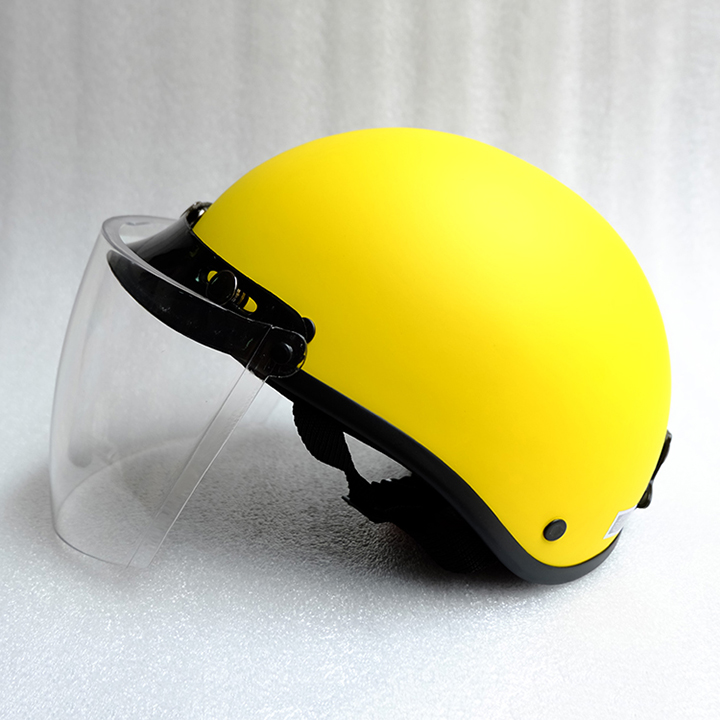 MŨ BẢO HIỂM NỮA ĐẦU KÈM KÍNH FULLFACEMÀU VÀNG NHƯ HÌNHAN TOÀN-ĐẠT CHUẨN