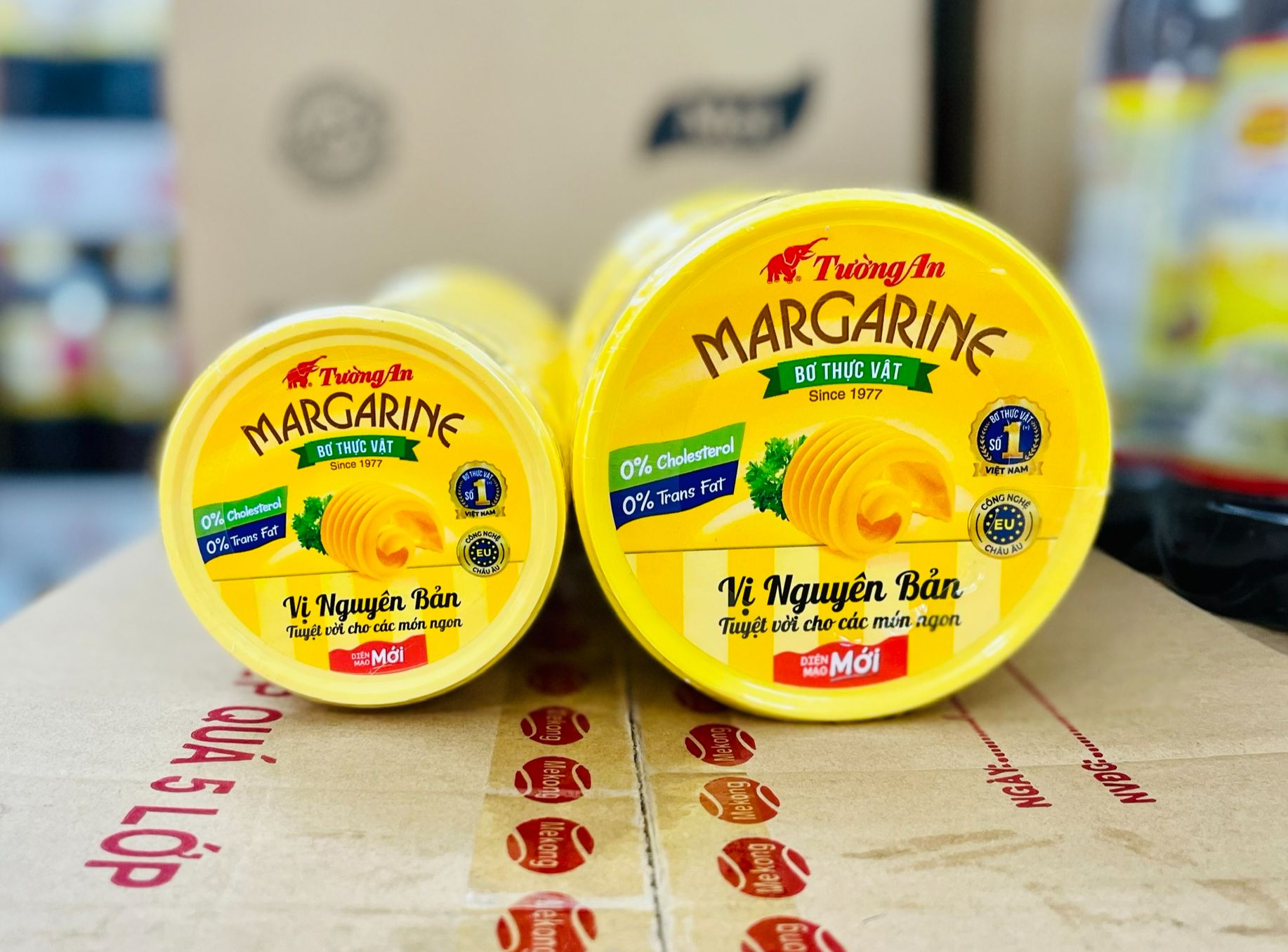 Bơ thực vật Margarine Tường An hũ (80-200g)