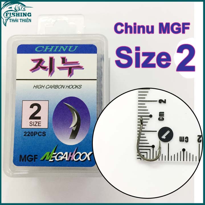 Lưỡi câu cá carbon Chinu MGF