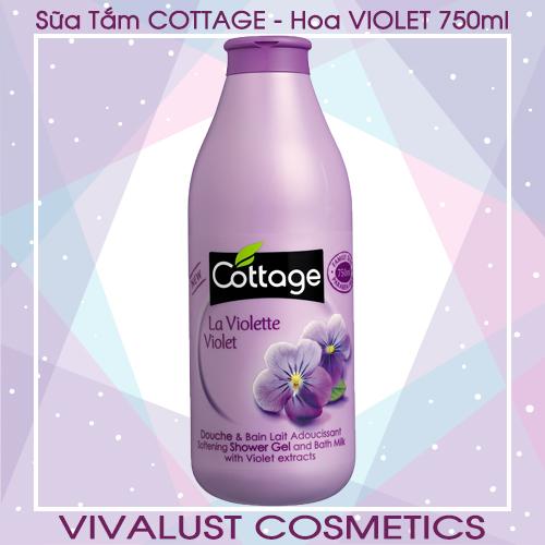 Sữa tắm cottage la violette - hương violet