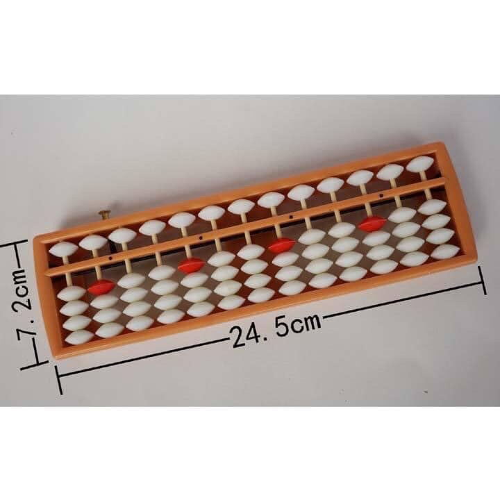 Bàn tính Soroban có nút bấm 13 cột