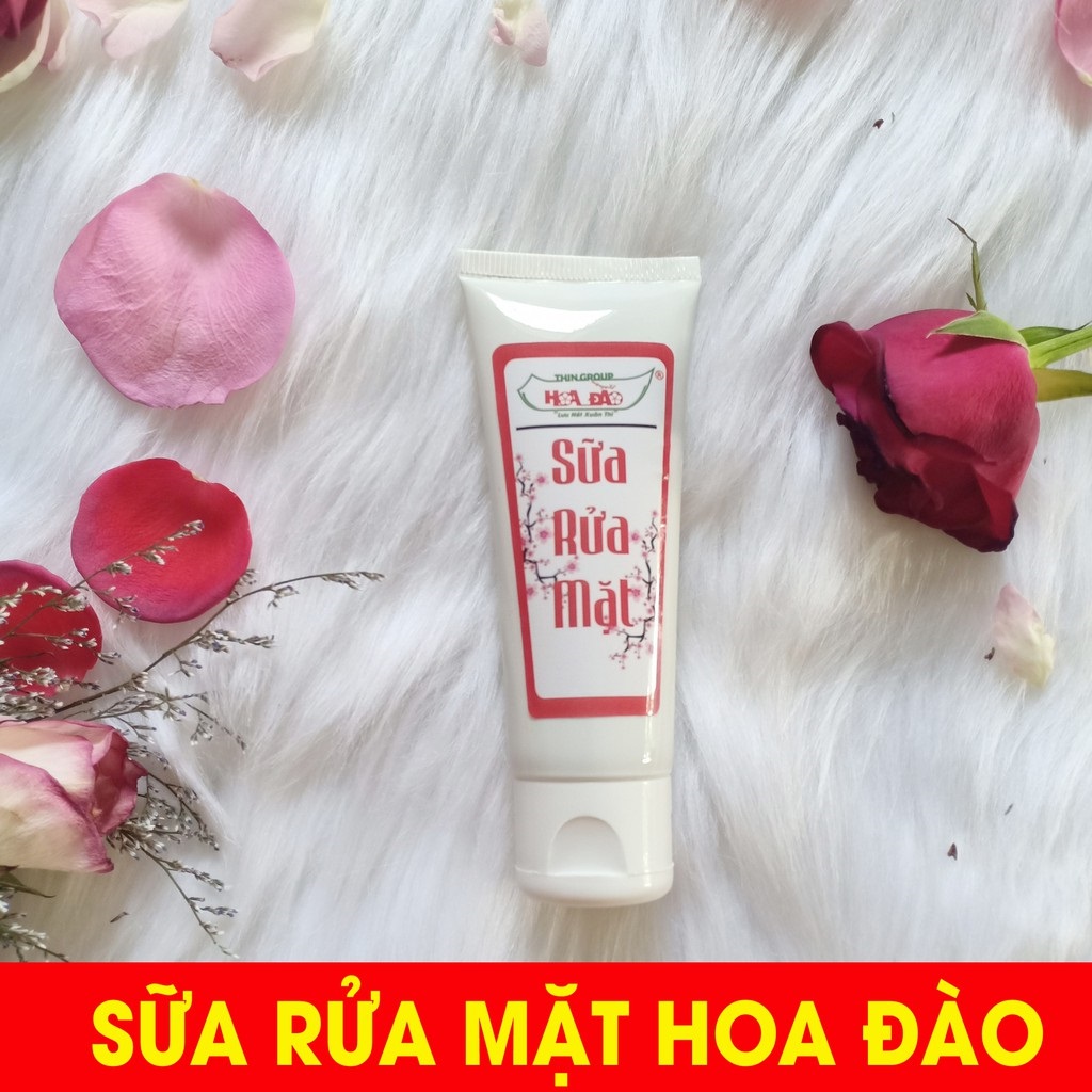 Sữa rửa mặt trà xanh hoa đào