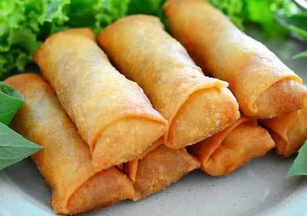 Nem cua hạ long chiên thơm ngon